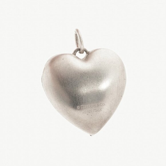 Tiffany & Co. Ziegfield Sterling Silver Heart Locket Pendant - Picture 4 of 5